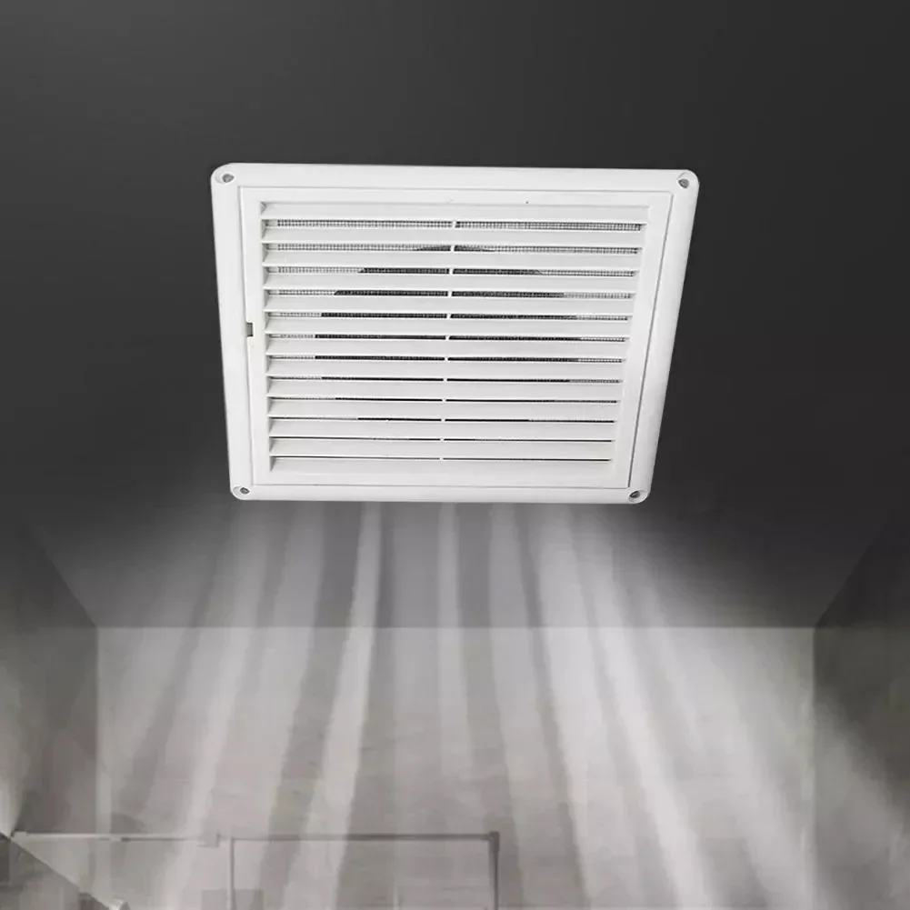 4 Inch Vent Cover Air Grille ABS Plastic Easy Installation Louvered Design Optimal Ventilation Pest Protection