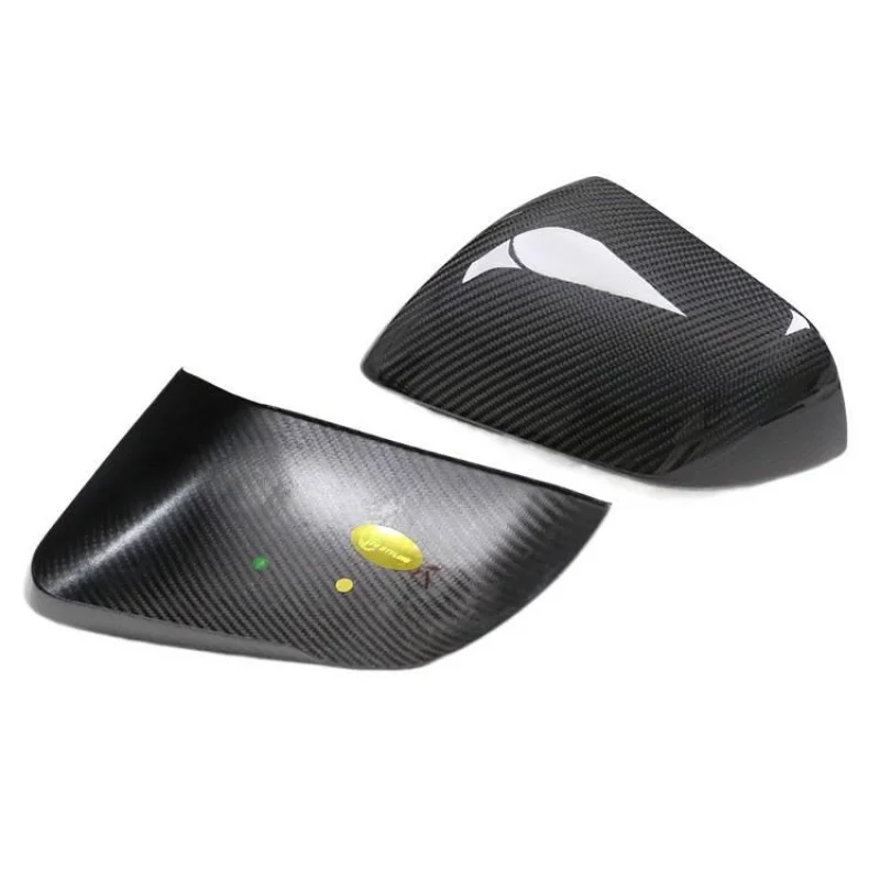 Suitable for Ford Mustang US EU Standard Dry Carbon Fiber Rearview Mirror Cover view 3