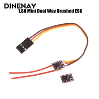1S 1.8A Dual Way Brushed ESC Electronic Speed Controller Hollow Cup Motor Mini Way Brushed For DIY RC Model Car Airplane Drone