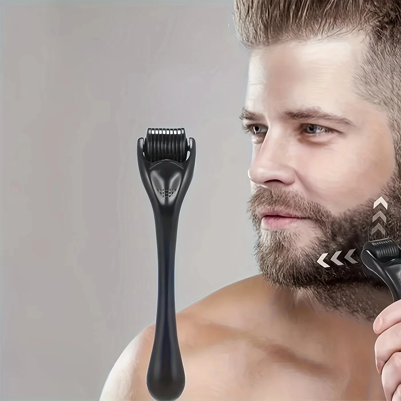 Titanium Derma Pen Roller Hair Growth Beard 540 Microneedle Roller for Facial Skin Care MTS Micro Needle Roller Mesotherapy Use - view 5