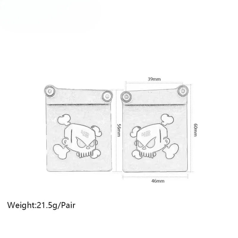 1/10 팀 로시 바하 레이 TEN SCTE 2.0 3.0 무선 조종 자동차 개조 액세서리용 고무 리어 펜더 업그레이드 부품