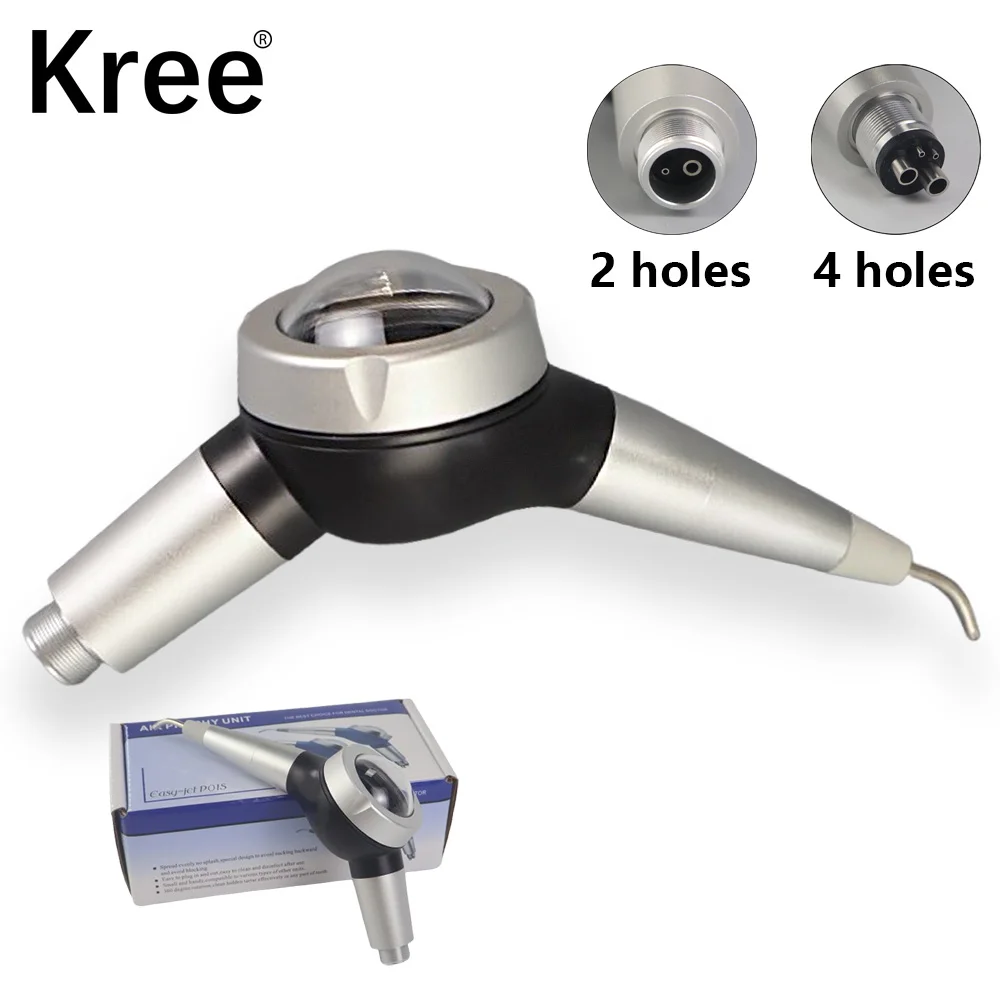 

Dental Air Polisher Easy Jet Air Flow Teeth Polishing Sandblasting Teeth cleaning 2/4 Hole Handpiece Dental equipment