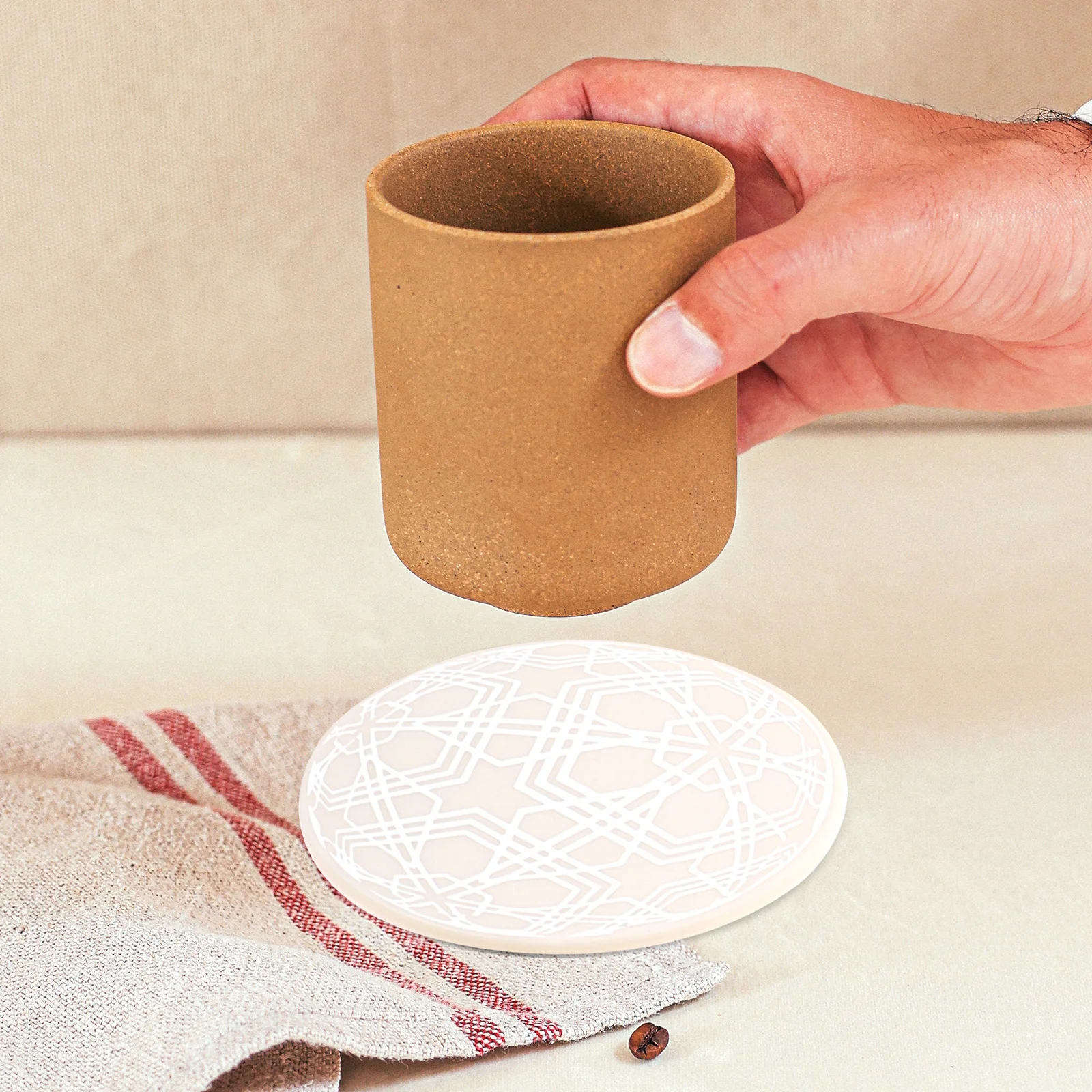 

1 комплект, круглые силиконовые подставки, анти-коврики с держателем для хранения, термостойкая нескользящая подставка для напитков для домашнего декора, изолированная