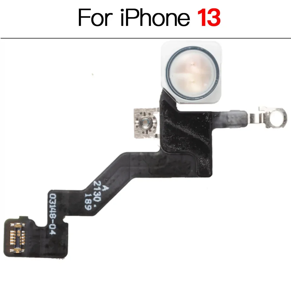 100% OEM Pulled Flash Led Light Power Volume FlashLight Flex Cable Replacement For iPhone 11 12 13 Pro Max Mini With Adhesive image 6
