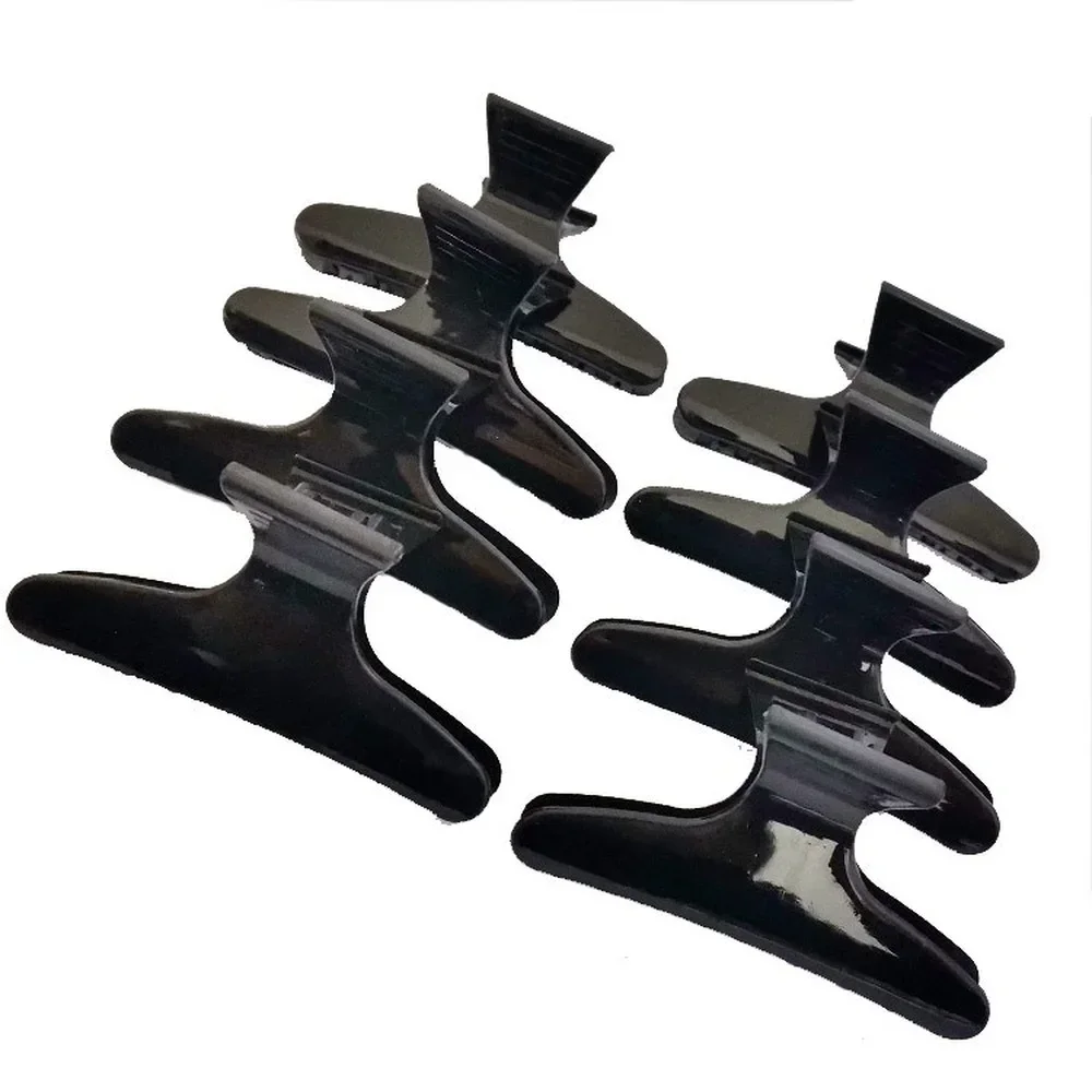 

12pcs Salon Hairdressing Clips Black Butterfly Hair Pins Hairstyle Design Hair Styling Section Clamp Salon Hairdressing Tool