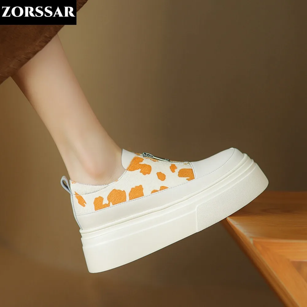 

2024 Spring Autumn High Quality Women Shoes Light Comfort Flat Platform Shoes Horsehair Light Casual Shoes Wedge Women Loafers