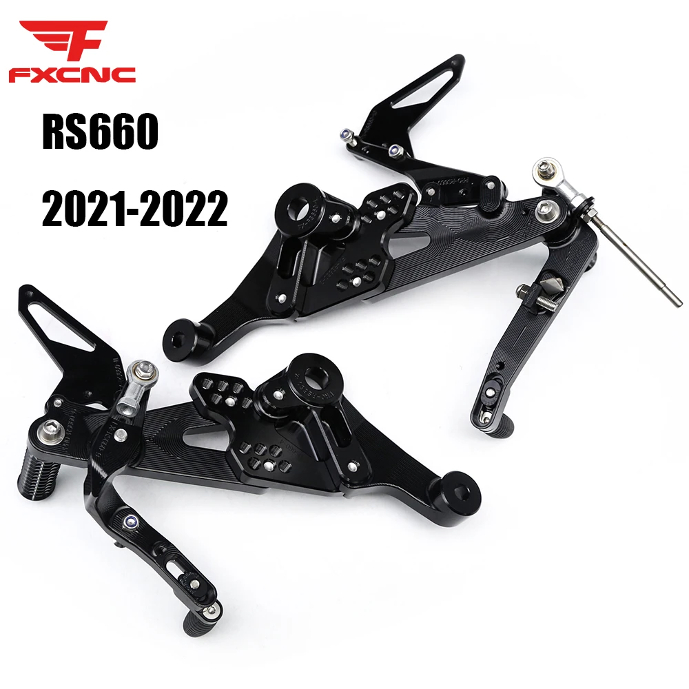 

Motorcycle Rearsets Footrest For Aprilia RS660 Tuono 660 2021-2022 Foot Rest CNC Adjustable Footpeg For Aprilia RS660 2021-2022