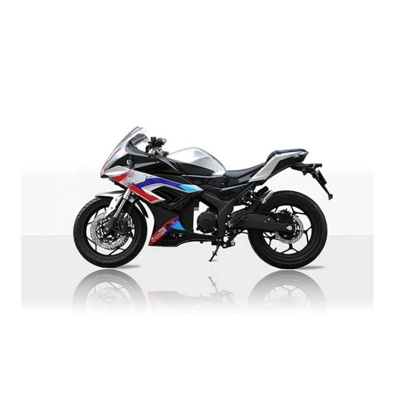 5000W Mid-chain Motor Motorcycle R3 Large Road Party 72V High-speed Electric Motorcycle