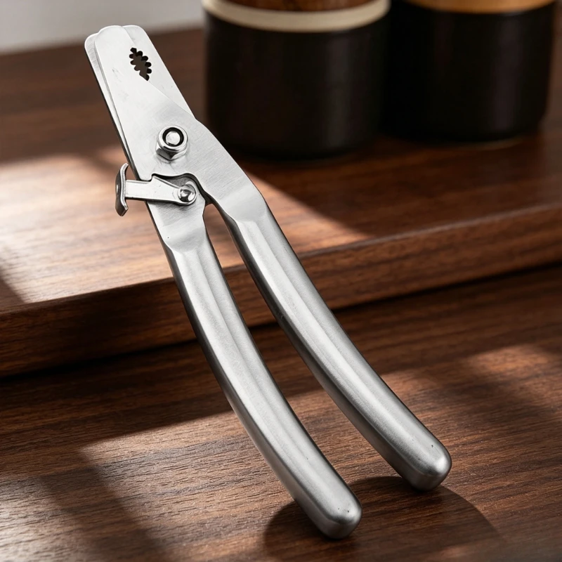 Automatic Rebound Snail Tail Cutting Pliers Stainless Steel Conch Tail Remover Household Kitchen Seafood Processing Too