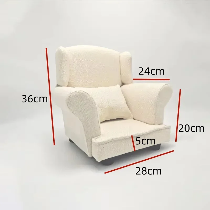 Baby Photoshoot Sofa Chair Bed Newborn Studio Accessory Children Posing Furniture For Infant Memorial Photo Shooting Tool view 4