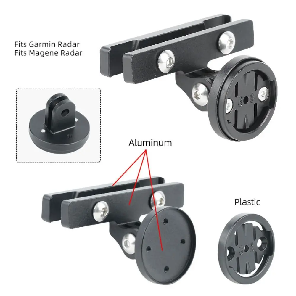 Bicycle Saddle Rail Rear Light Bracket Seatpost Mount LED Lamp Stand for Garmin Varia Radar Rearview RTL510 515 500 Magene L508