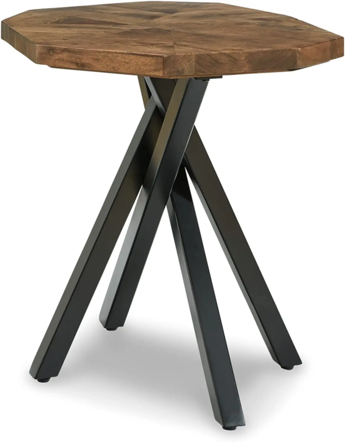 

Signature Design by Ashley Haileeton Industrial End Table, Light Brown & Black