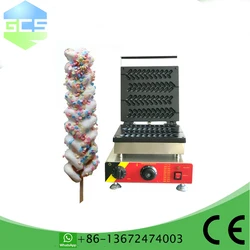 Industrial Waffle Stick Machine Lolly Waffle Makers Electric Waffle Machine Baker Leaff Waffle Baking Iron Cake Oven