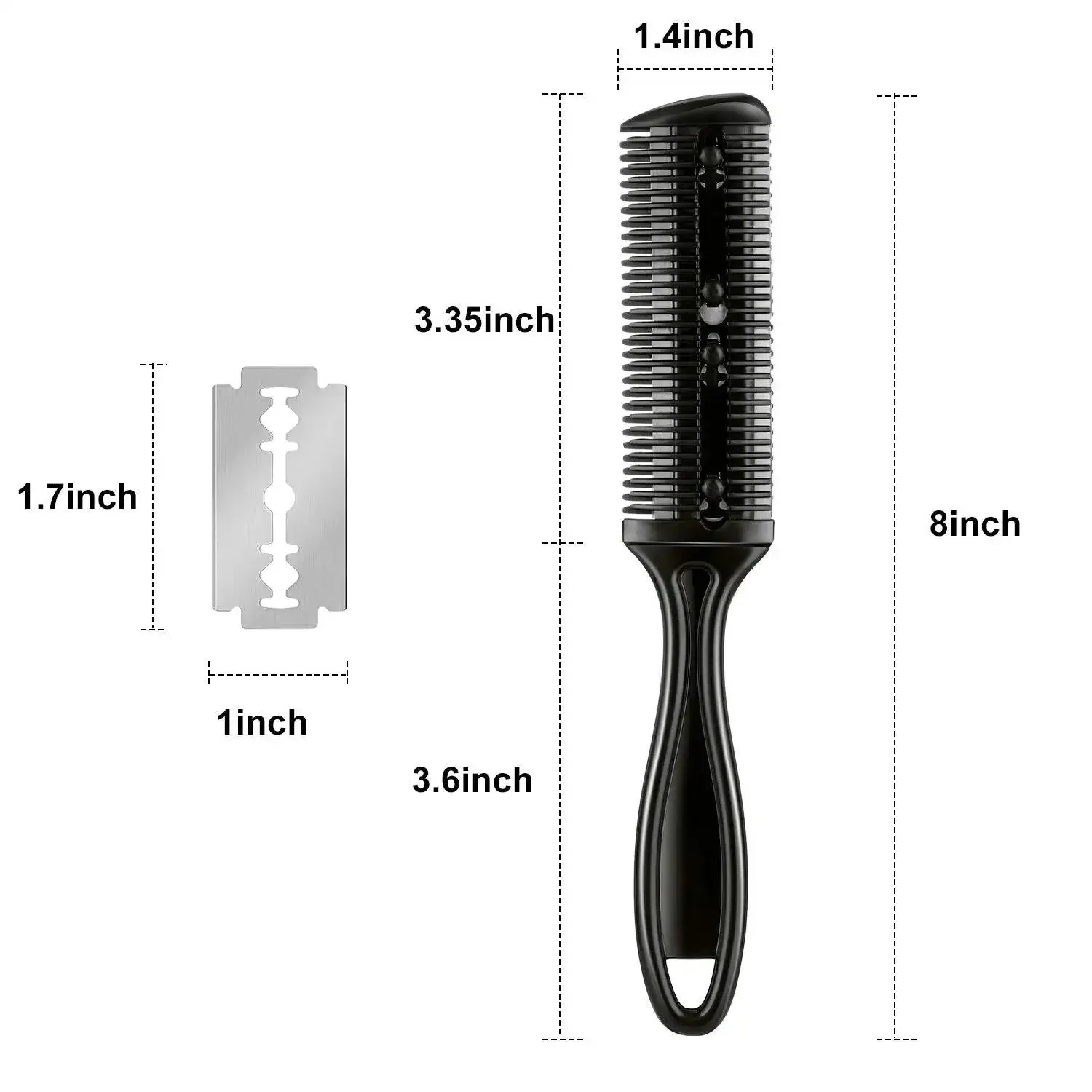 Haircutting comb hair clipper professional styling hair clipper accessories，Special for real hair wigs image 4