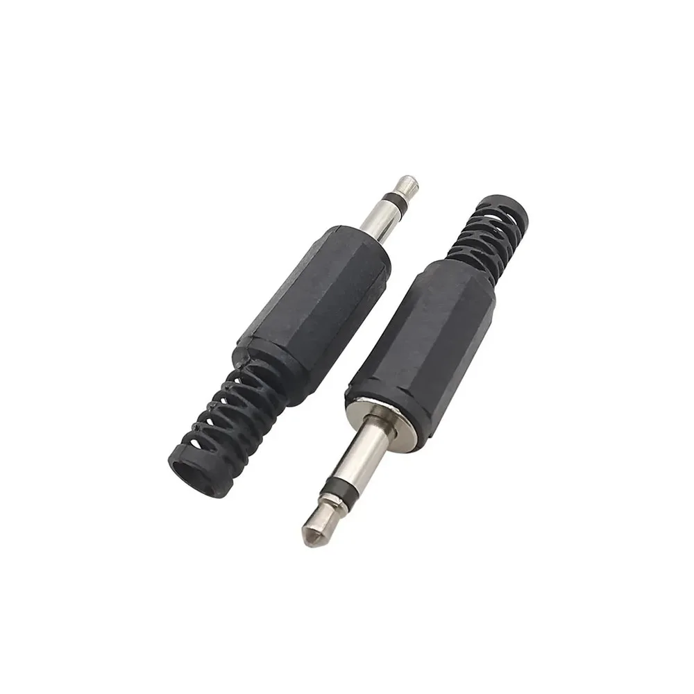 5/10Pcs 3.5mm Male Mono Stereo Audio Plug Jack Connector 2/3 Pole DIY Repair Headphone Adapter Wire Terminals