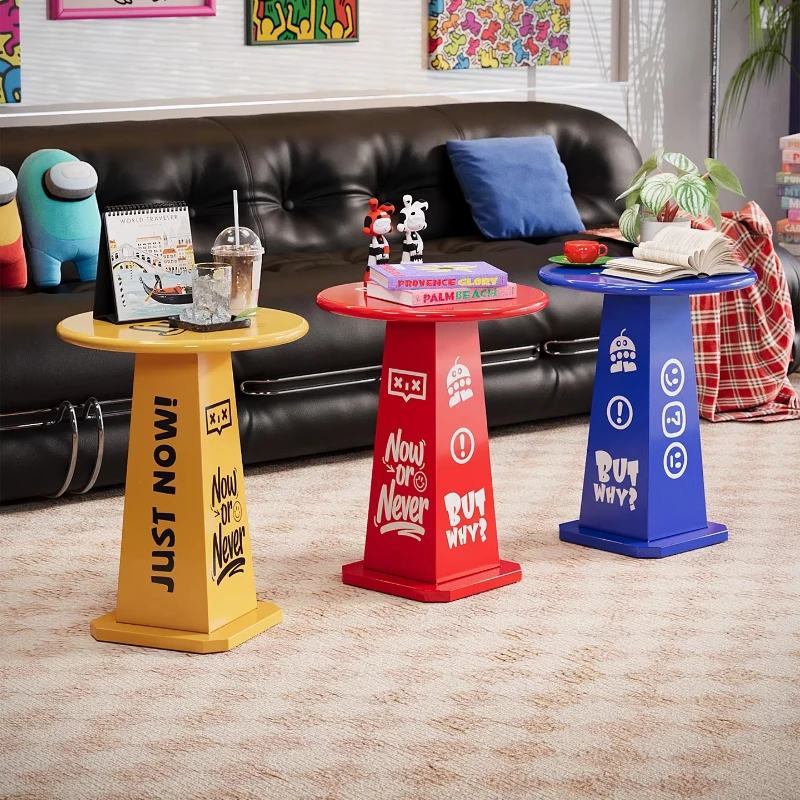 

Мебель для гостиной: Прикроватный столик в стиле индастриал, маленький круглый столик для спальни, недорогой роскошный прикроватный столик в стиле «Допамин»