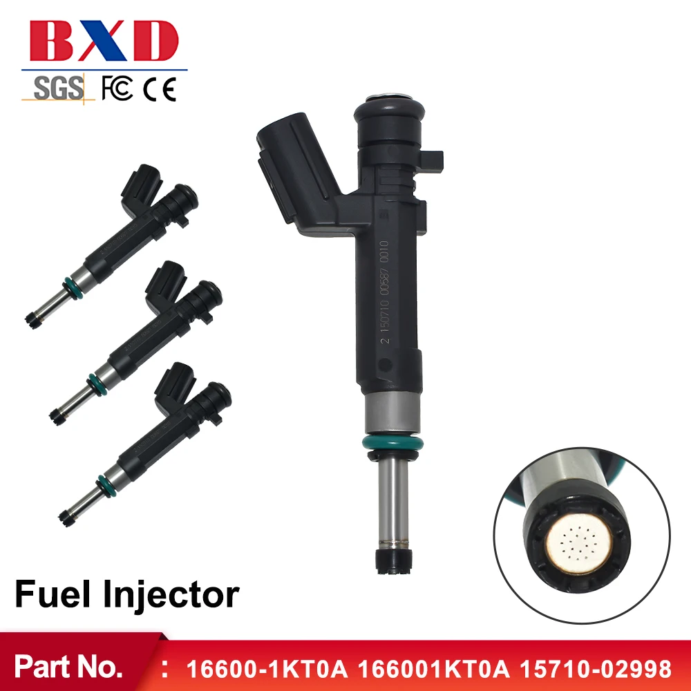 

4x Fuel Injectors 18 Holes 16600-1KT0A 166001KT0A 15710-02998 For 2012-2015 Nissan Versa 1.6L L4 Dropshipping