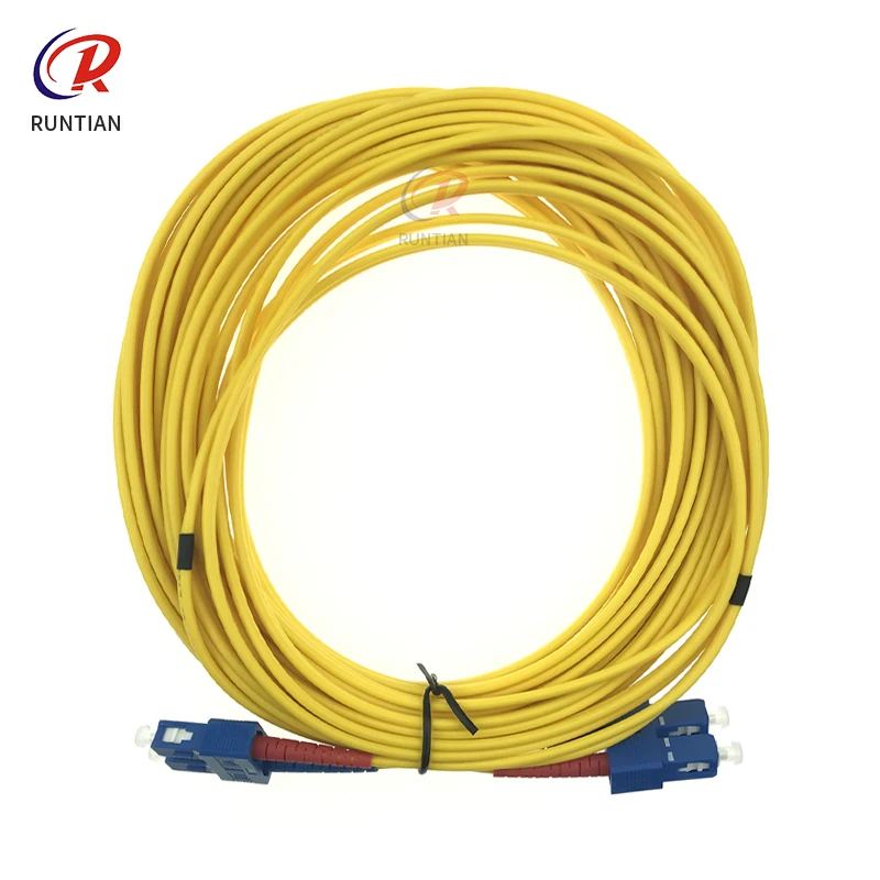 6.5m 9m High Quality Optical fiber cable for Flora LJ320P PP3220UV Printer SC-SC Armoured Optical fiber cable Flora data cable