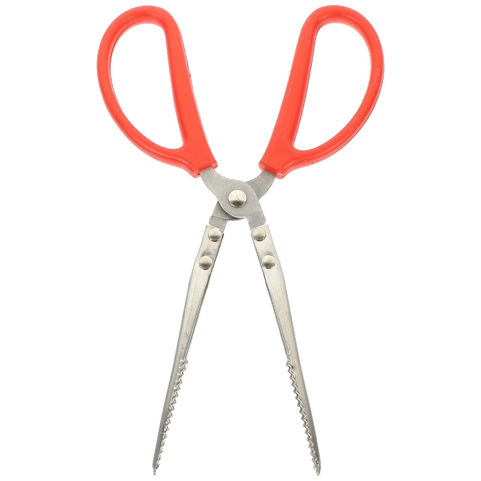 

Seafood Tong Stainless Steel Non-Slip Long Scissor Tongs For Crab Eel Lobster Cooking Kitchen Outdoor Tool Clamp