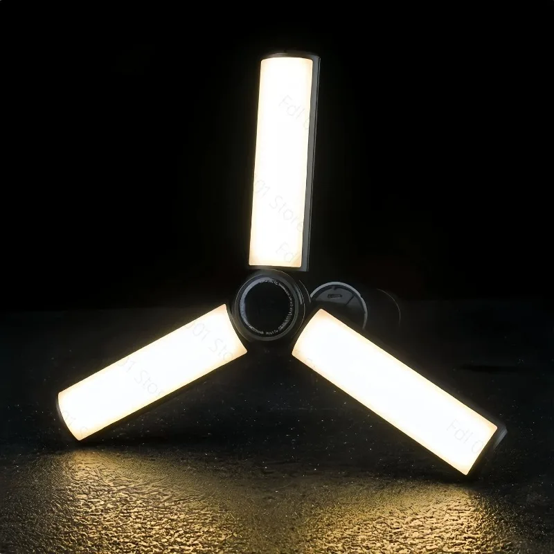 Outdoor Camping Light Rechargeable Lamp Work Light Cordless LED Table Lamps Lanterns Portable Lights  Torchlight