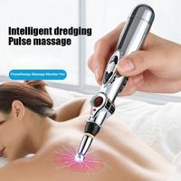 Electric Acupuncture Point Massage Pen Pain Relief Electronic Energy Pen Therapy Meridian Body Neck Back Massager Head Lase D3T3