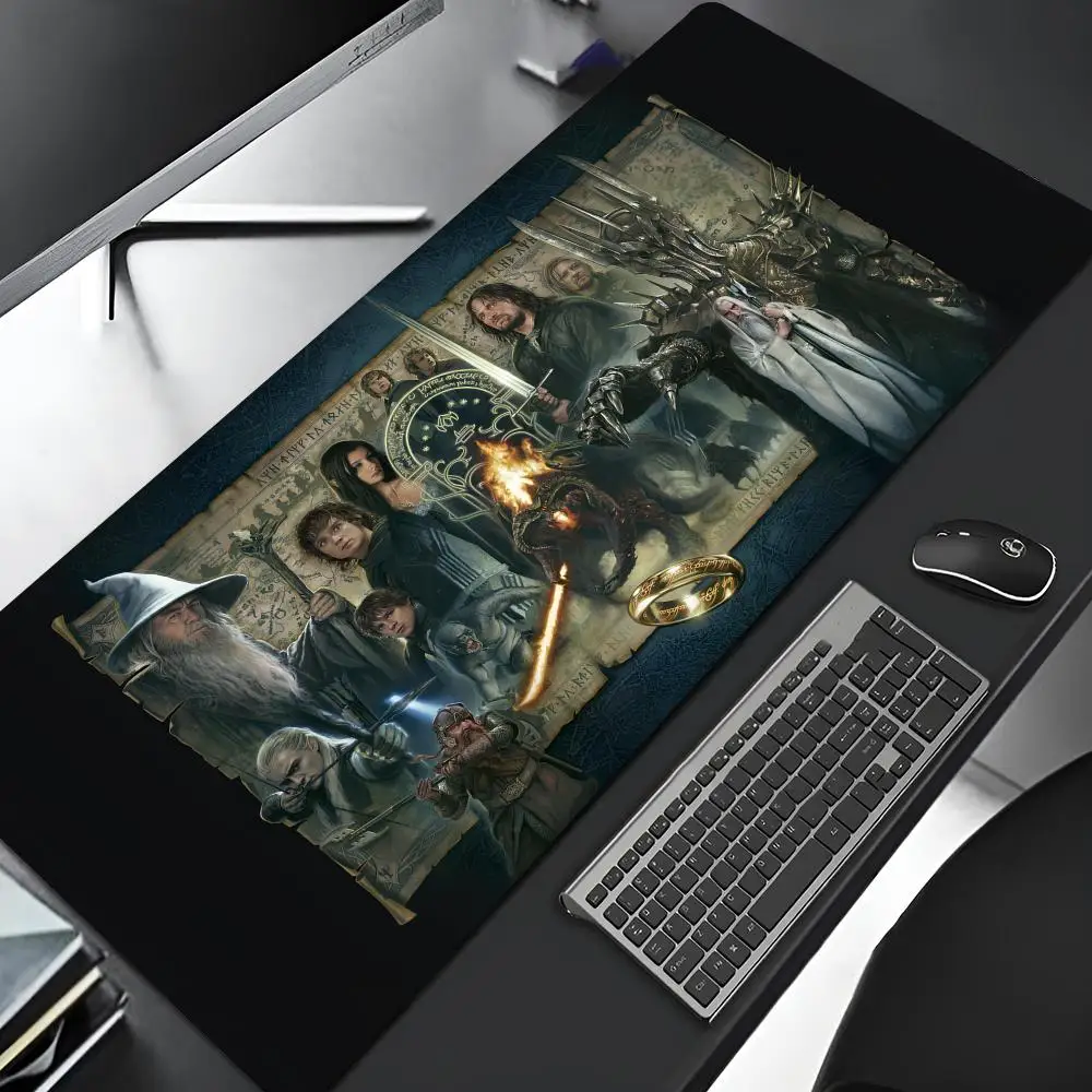 Movie R-Rings Of The Lords Mouse Pad Cartoon Lockedge Large Gaming Pad Computer Gamer Keyboard Mat Desk Mousepad PC Desk Pad