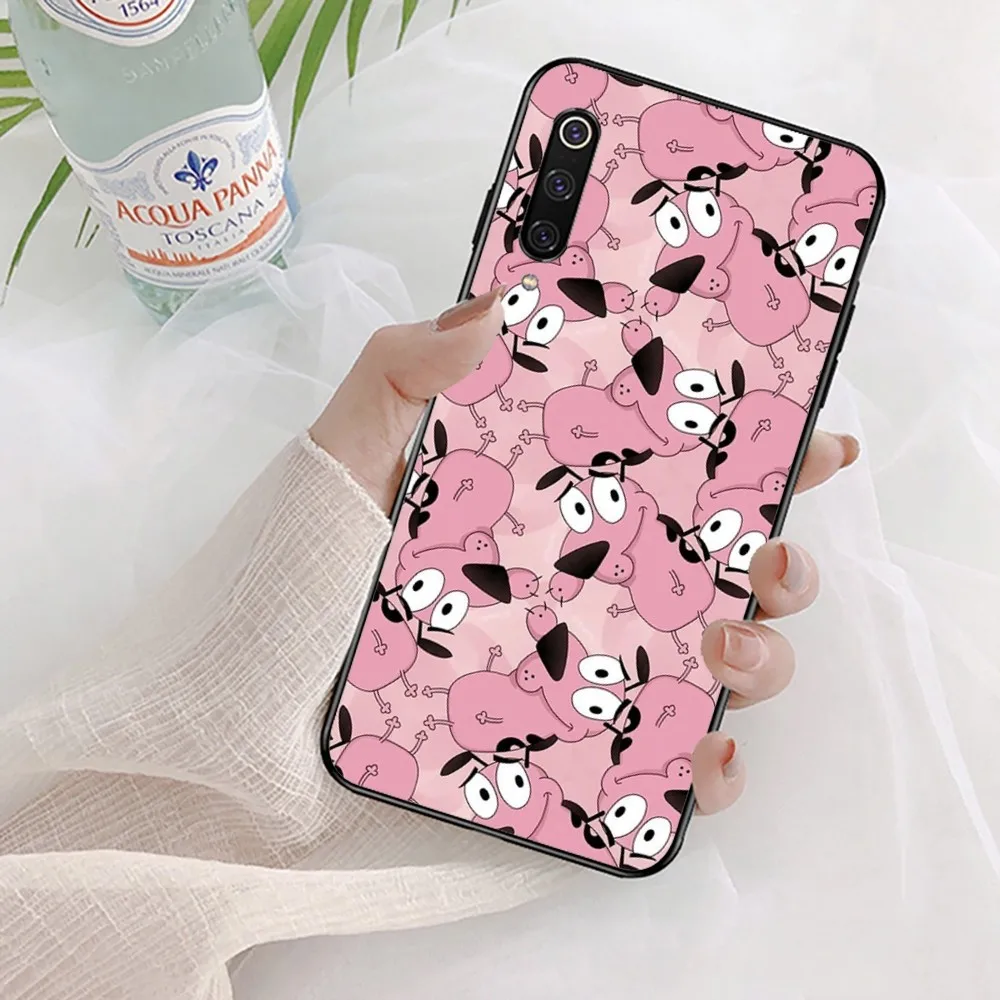 Dog-Courage-The-Cowardly Phone Case For Xiaomi Mi 5X 8 9 10 11 12 lite pro 10T PocoX3pro PocoM3 Note 10 pro lite