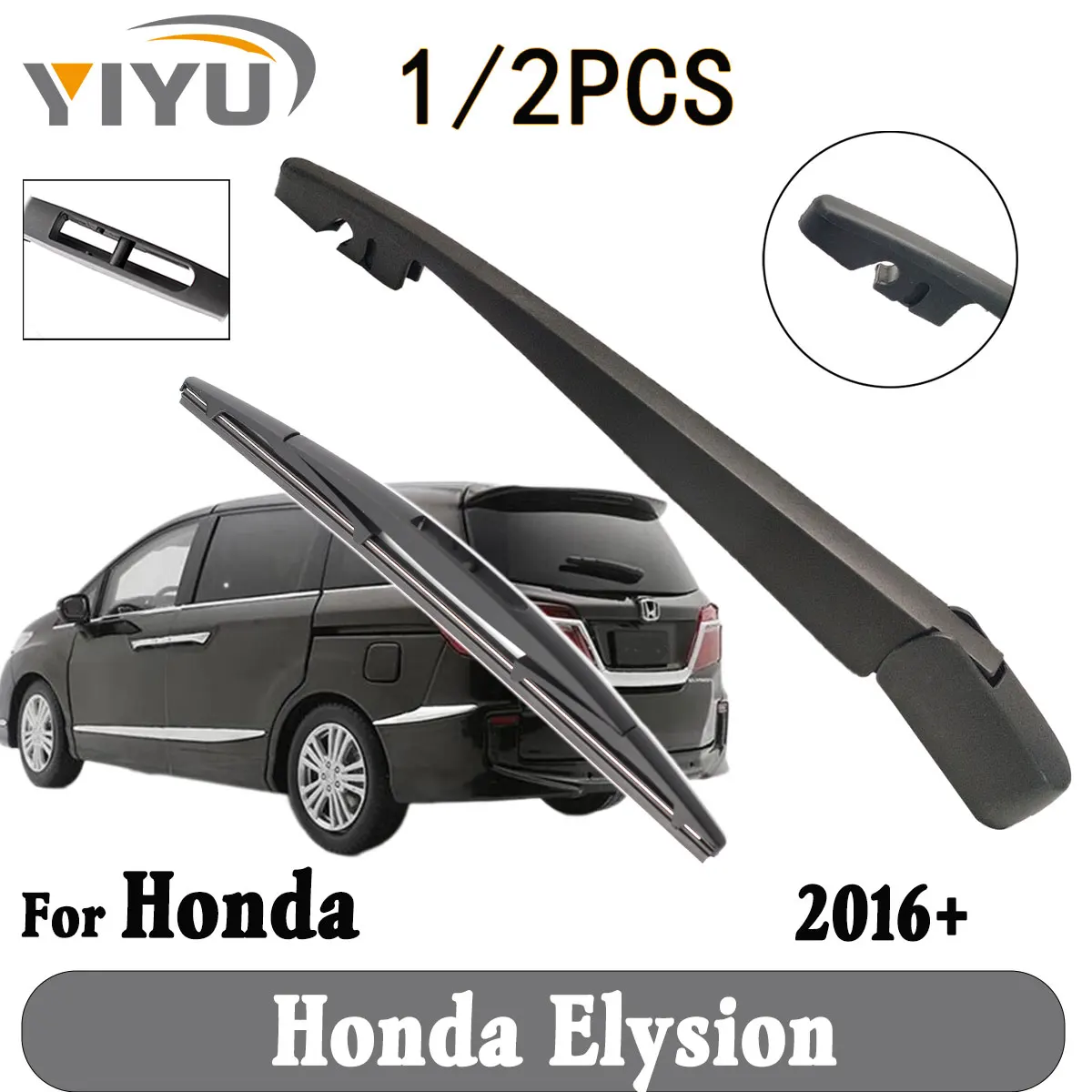 

1/2PCS Rear Wiper Blade Wiper Arm Windshield Windscreen Clean Tailgate Window Car Rain Brush For Honda Elysion 2016+