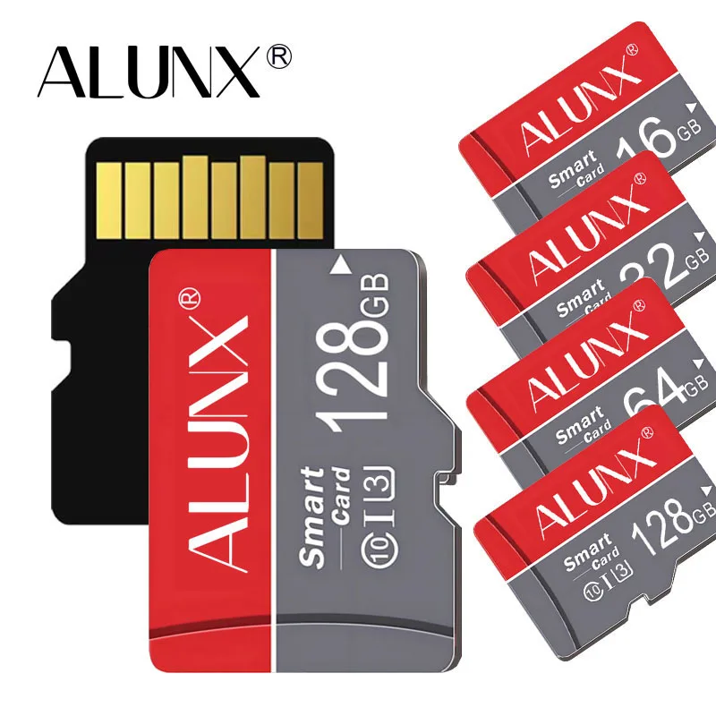 ALUNX High Speed 128G SD Memory Card Class 10 Micro TF flash usb pen drive card8GB 16GB 32GB 64GB for Smartphone UAV monitor