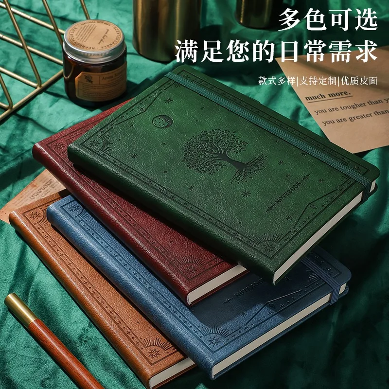 european-retro-student-diary-embossed-leather-cover-thickened-writing-notebook-daily-planner-notepad-a5