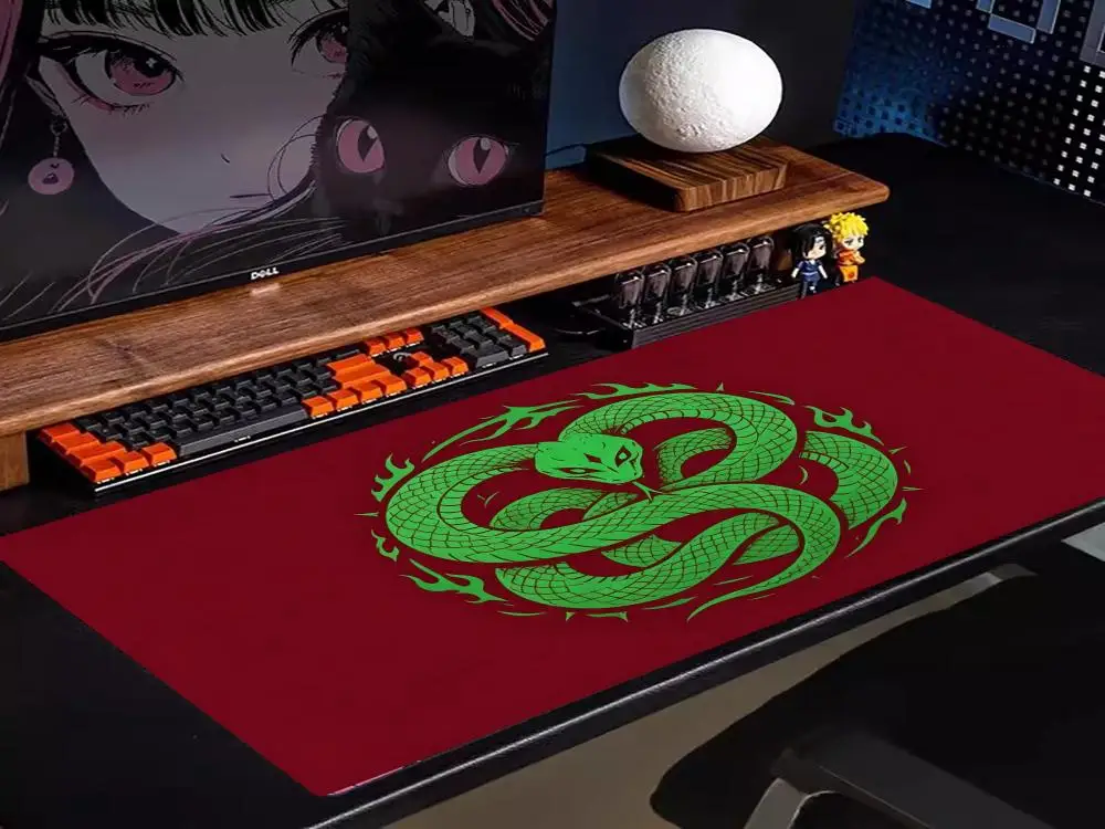 Mouse Pads Thorn Flame Skull Crossbones Badge Punk Dark Emblem Playmat Games Laptop Bedroom Learning Game Card Pad