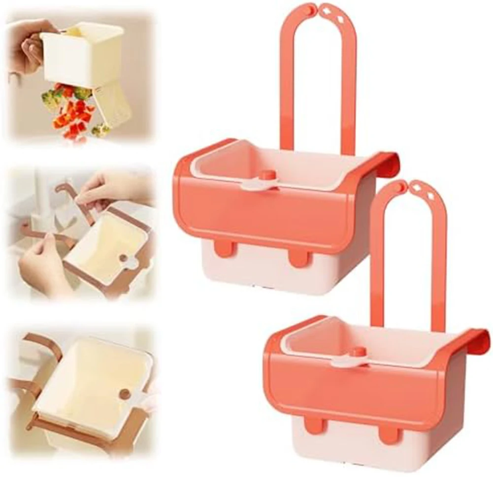 

2pcs Self-Cleaning Sink Strainer Strainers Basket 20x14x13cm Faucet Hanging Strainer Touch-Free Waste Disposal Kitchen Accessory