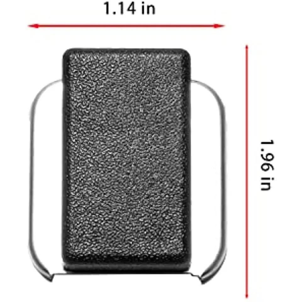 Motorola トランシーバー PMMN4013 PMMN4013A PMMN4025 スピーカー MIC 用交換用マイク ベルト クリップ 4 個パック