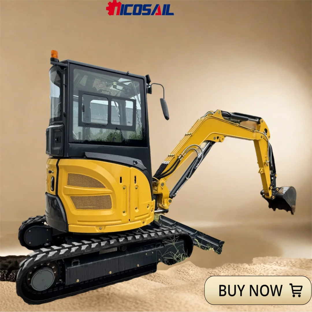 

Nicooil Original Hydraulic Mini Crawler Excavator with CEEPA Certificate for Earthmoving Machinery