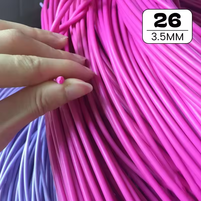 2.5/3Cm 500G Round Pe Rattan Plastic Synthetic Rattan Weaving Raw Material Knit Furniture Repair Chair Table Storage Basket Tool - Image 14