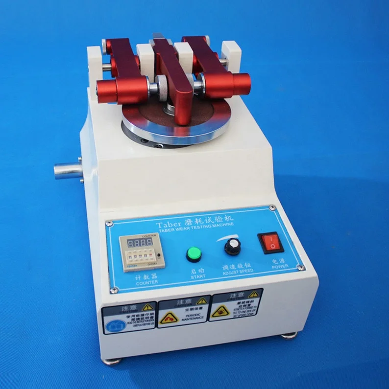 Taber Abrasion Tester Fabric Rotary Abrasion Testing Machine for Textile Wear Resistance Lab Equipment