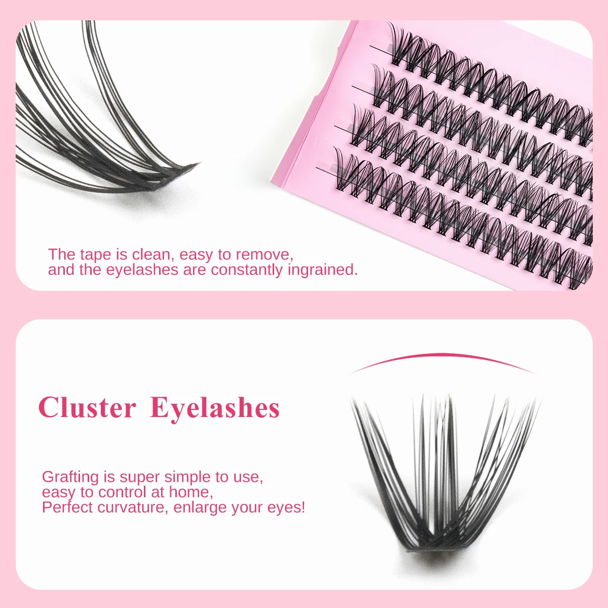 ARTSTAR 80 Bundels Wimpers Clusters Extensions 30D 40D 50D Lash Clusters 8-16mm Individuele Cluster Makeup Tools Cilia