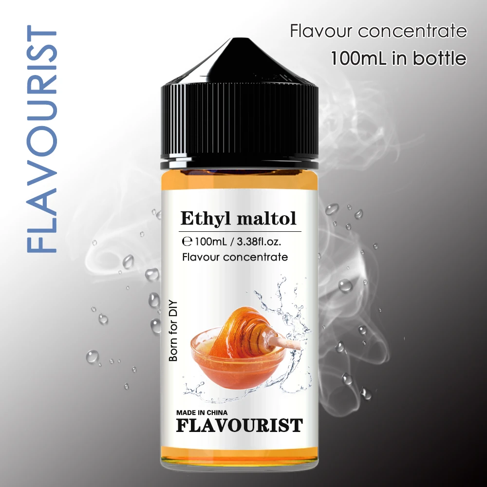 FLAVOURIST Ethyl maltol flavor Water solubility flavoring Concentrate 30mL 100mL in bottle