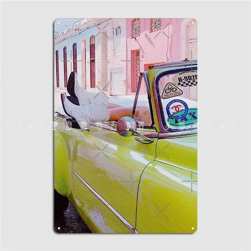 Hail A Cab Poster Metal Plaque Pub Club Bar Printing Wall Decor Tin Sign Poster