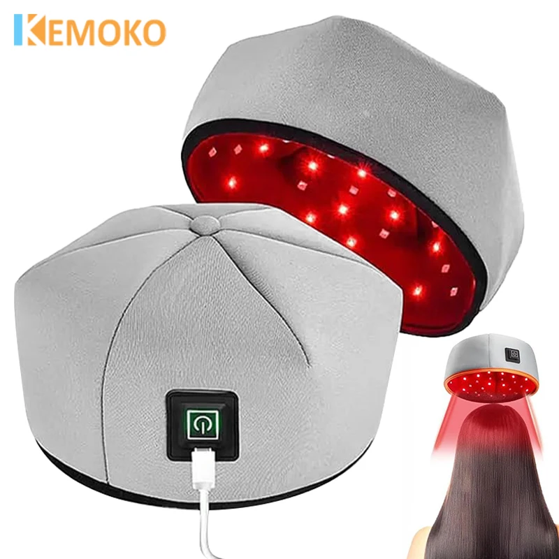 

Red Light Therapy Cap Near Infrared LED Treatment Hat Helmet for Hair Growth Cap Prevant Anti Hair Loss Head Relief Scalp
