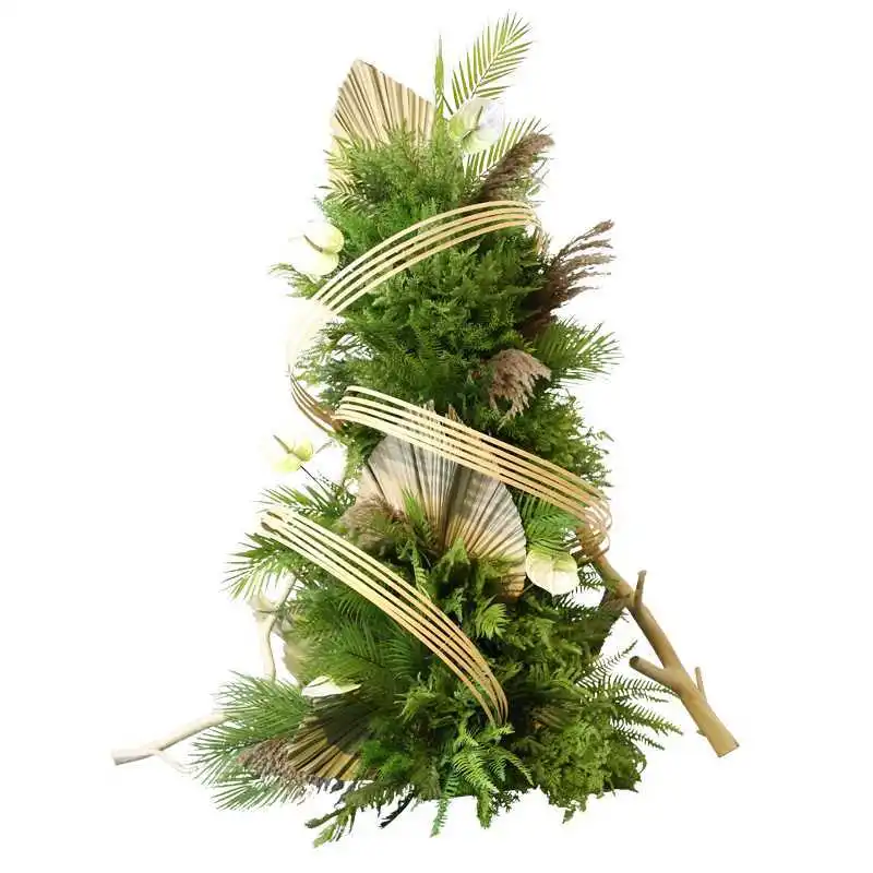 

Large-scale simulated plant device ornament rattan flower arrangement landscaping bamboo flower art