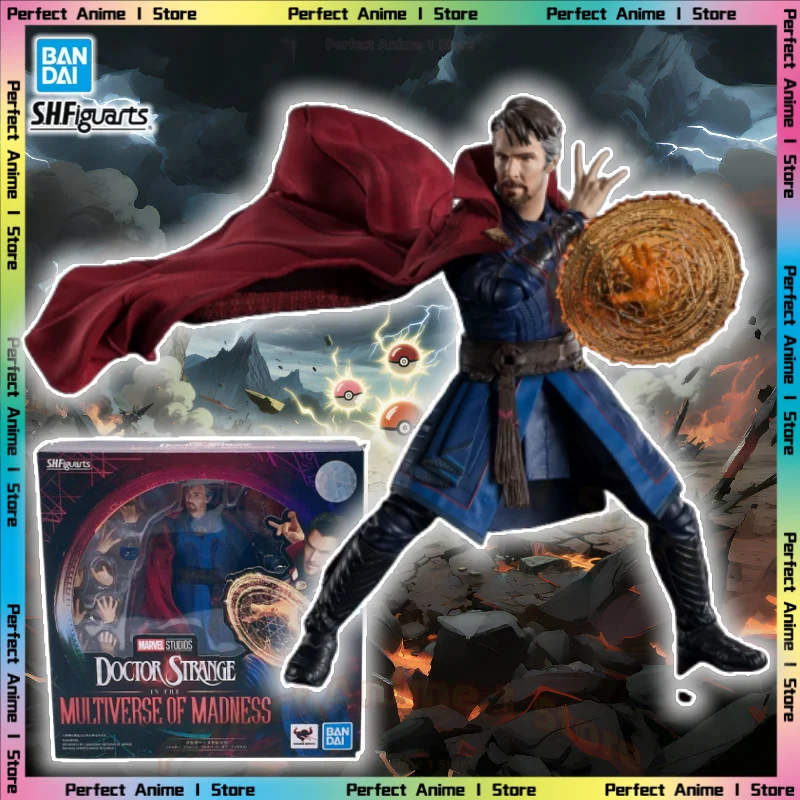 

100% Original Bandai SHF Doctor Strange 2 Crazy Multiverse Action Figure Model Collection