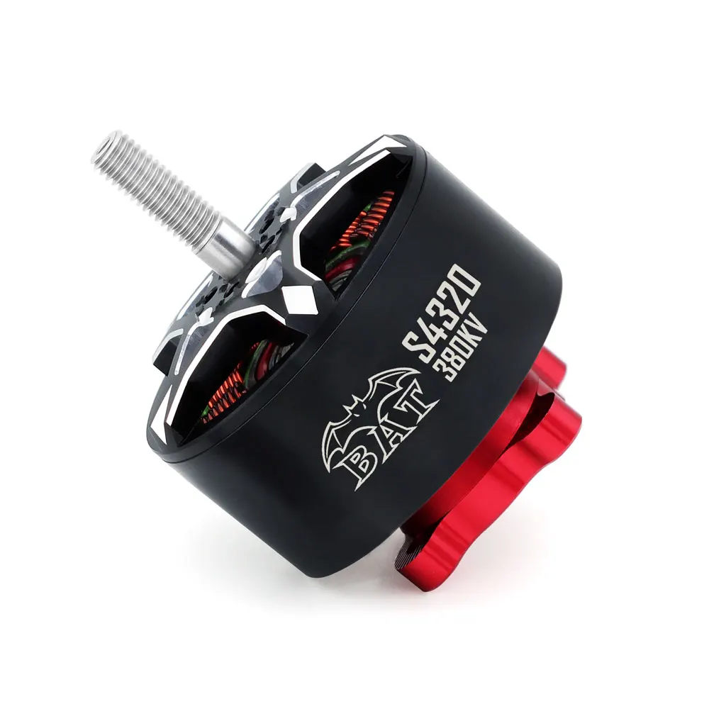 VoidFlySURPASS HOBBY 380KV Heavy Lift Motor - 6.0mm M6 Alloy Shaft; 14AWG 670mm Wires; Single-Strand Wind;FPV Outrunner Brus