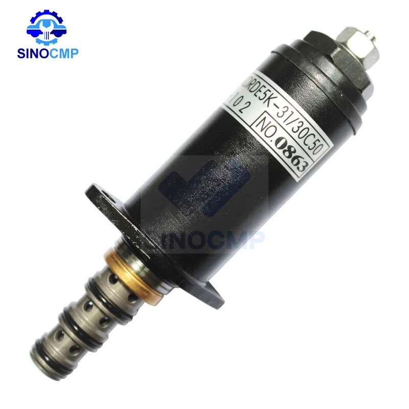 Solenoid Valve YN35V00041F1 KDRDE5K-31 30C50-102 For Kobelco SK230-6E SK210LC-6E 250LC-6E SK-6E Excavator