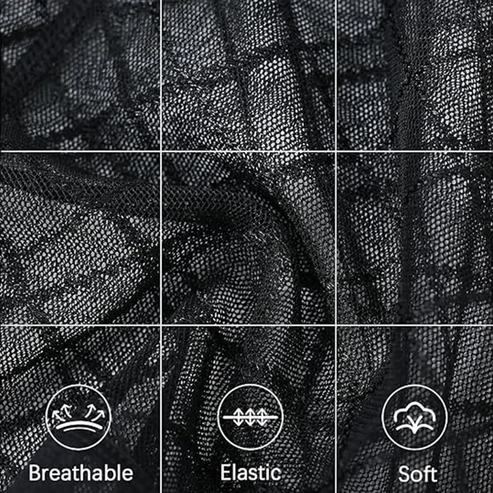 Zonbailon Men's Soft Mesh Underwear See Through Breathable Sexy Boxers Trunks M-3XL
