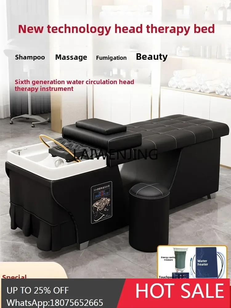 

LYN Thai water circulation shampoo bed barber shop special with fumigation massage head treatment bed