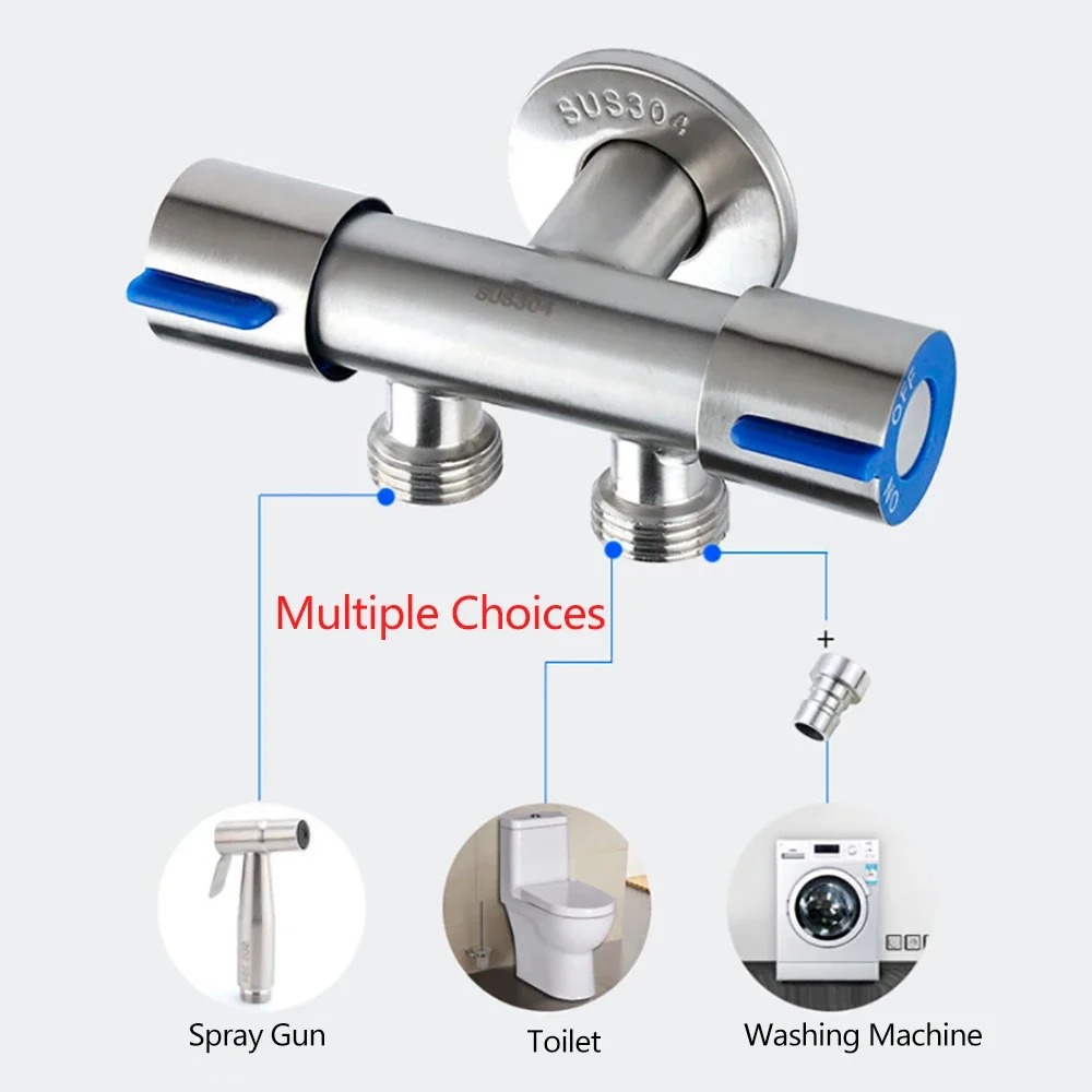 Handheld Wc Spuit Flush Kit Outdoor Rvs Handheld Cleaner Kraan Badkamer Muur Gemonteerde Sproeier Accessoires