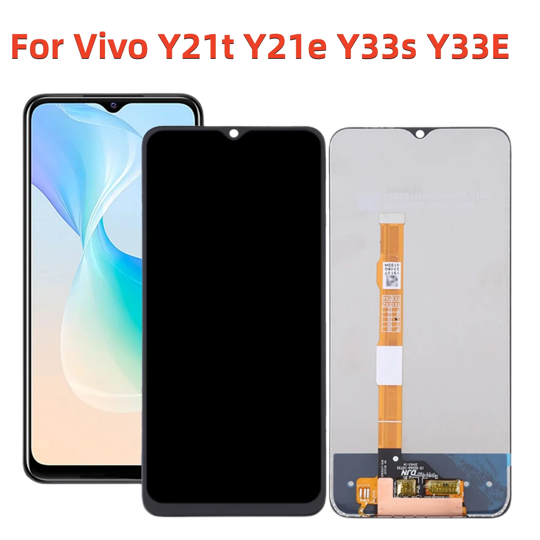 

For Vivo Y21t Y21e V2135 V2140 LCD Display Touch Screen Digitizer Assembly Replacement Parts For Vivo Y33s Y33E V2109