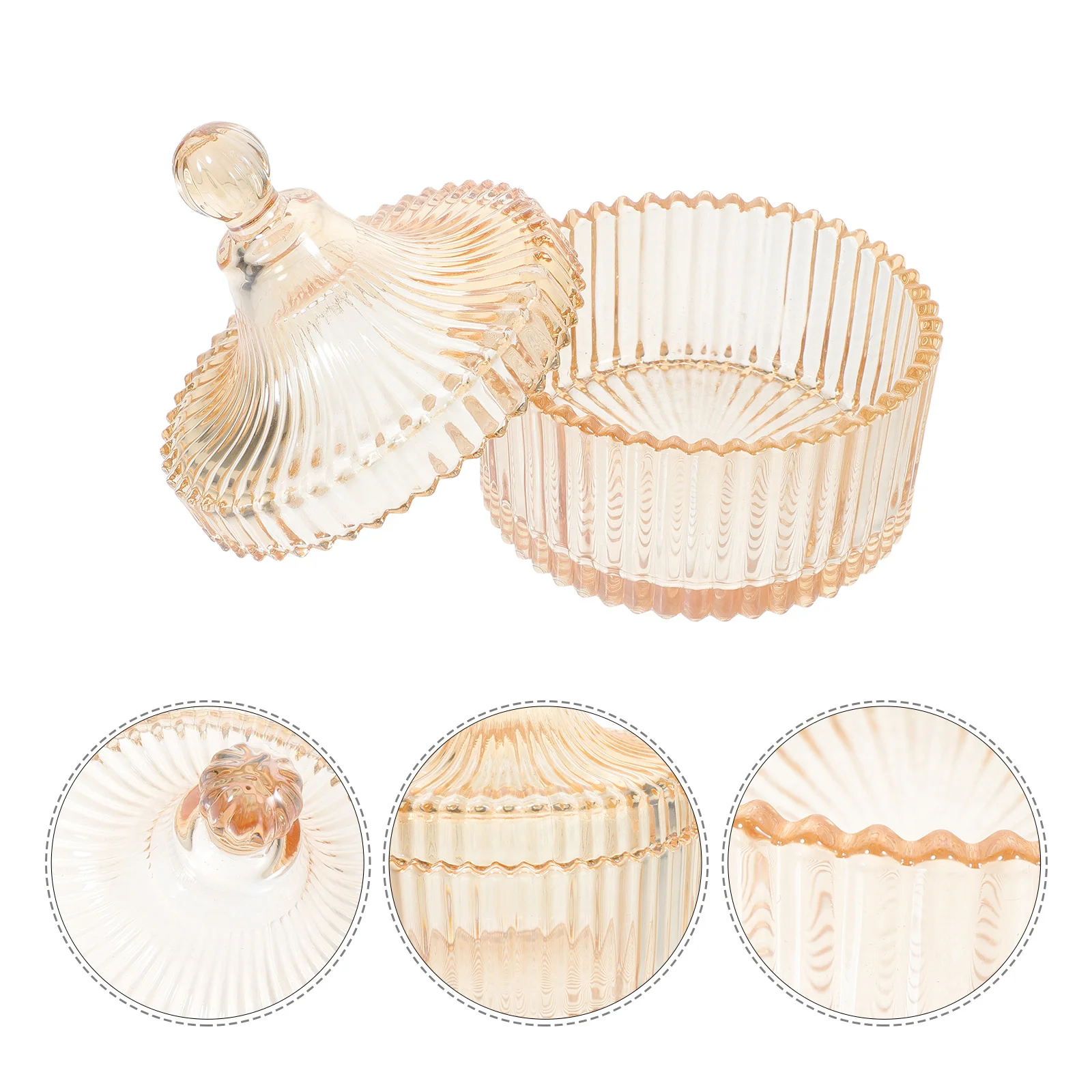 

Apothecary Jars Cotton Swab Holder Makeup Organizer Bobby Pin Holder Bathroom Organizer Candy Jars with Lids Apothecary Jar