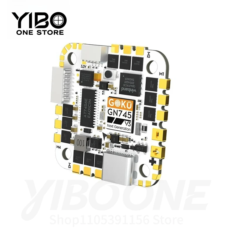 GN745 45A AIO 32Bit Flight Controller MPU6000 V3 for RC FPV Drone Toothpick Cinewhoop DIY